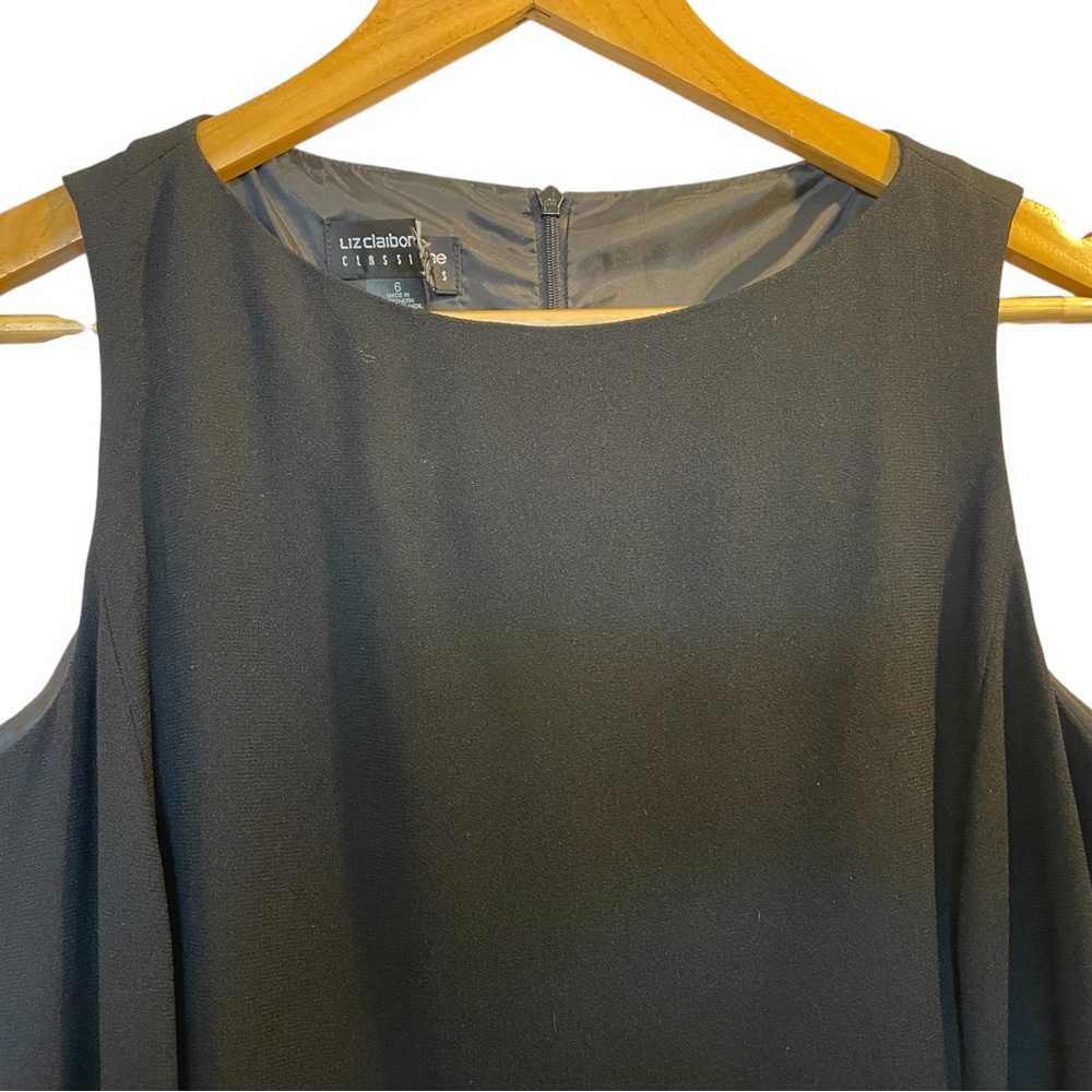 Lliz Claiborne Classics Black Basic Sleeveless Ro… - image 3